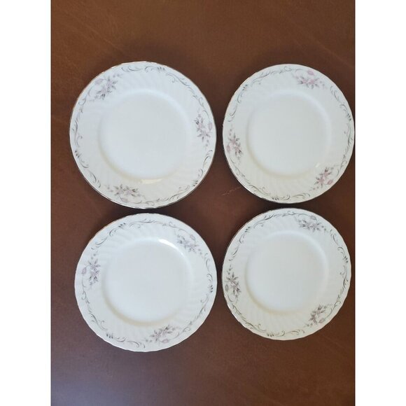 Vintage Gold Standard Genuine Porcelain China Set Of 4 Bread & Butter Plates 6" - Picture 3 of 11